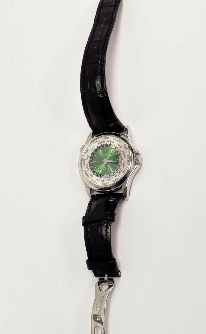 «Patek Philippe» World time chronograph green Mecca Edition қол сағаты — изображение 3