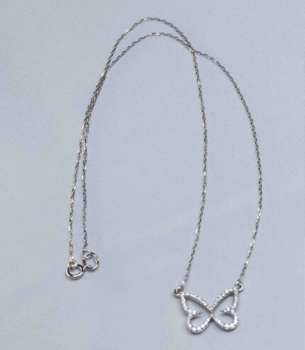 Butterfly pendant chain