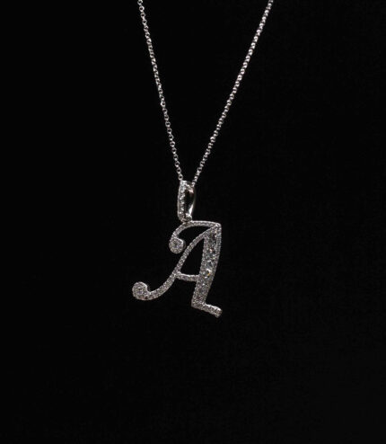 «А» кулон тізбегі - «Yana Jewellery»
