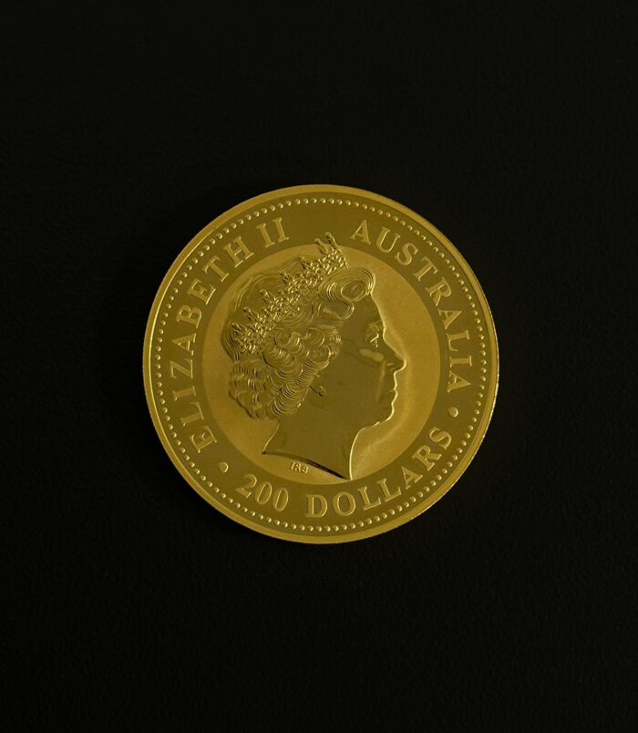 «Elizabeth II» инвестициялық монетасы 200 доллар - Кенгуру