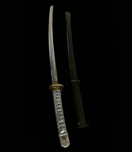 Samurai's saber in a scabbard